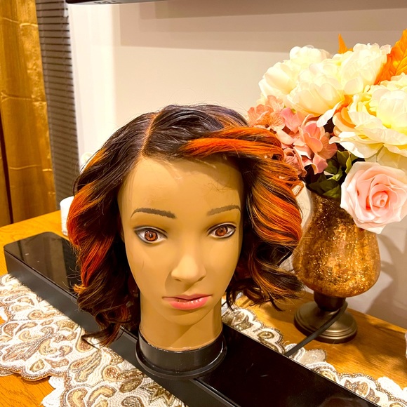 100% HUMAN HAIR STYLED WIG - Picture 1 of 10